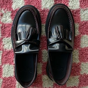 Platform Doc Marten Adrian loafers. EU 39. Bought size 8. Cherry red